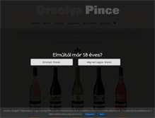 Tablet Screenshot of orsolyapince.hu